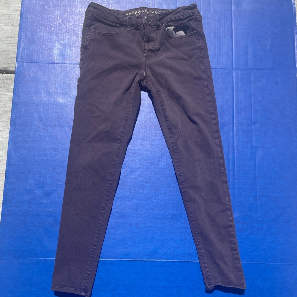 Purple American eagle jegging
